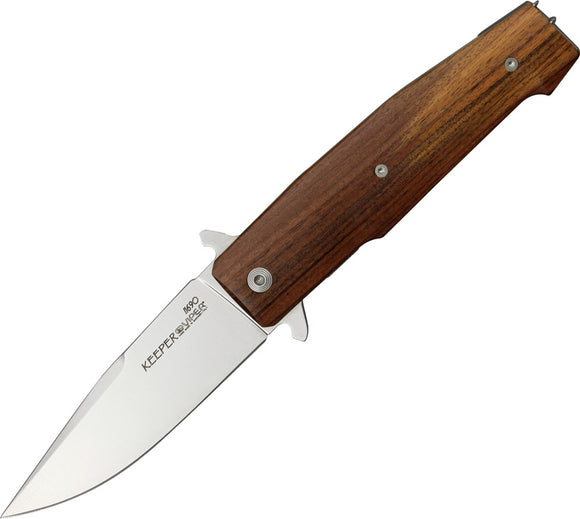 Viper Keeper Linerlock Cocobolo Wood Handle Bohler N690Co Folding Knife 5870CB