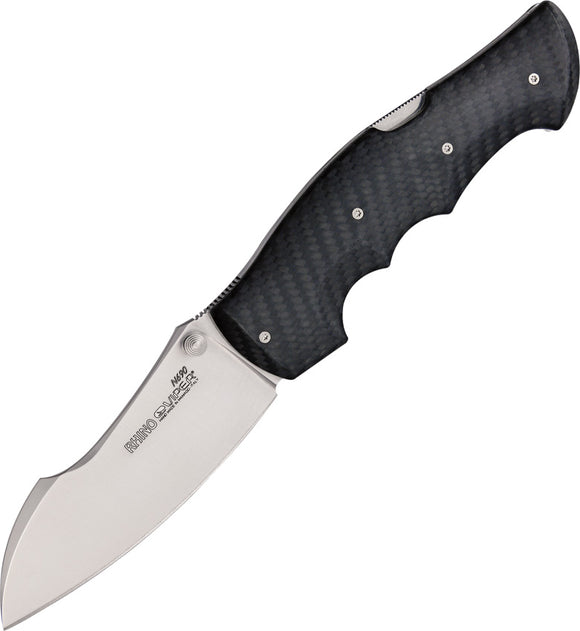 Viper Rhino Black Carbon Fiber Handle Jens Anso & Voxnaes Folding Knife 5900FC
