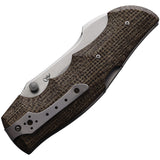 Viper Rhino 1 Lockback Brown Micarta Folding Elmax Steel Pocket Knife 5903IM