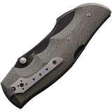 Viper Rhino 1 Lockback Green Micarta Folding Black Elmax Pocket Knife 5905CV