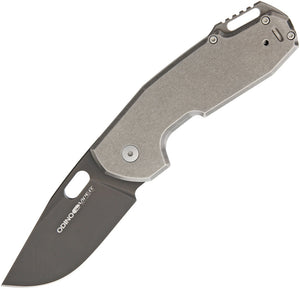 Viper Odino Titanium & Stonewash Framelock Folding Black PVD N690Co Knife 5920TI