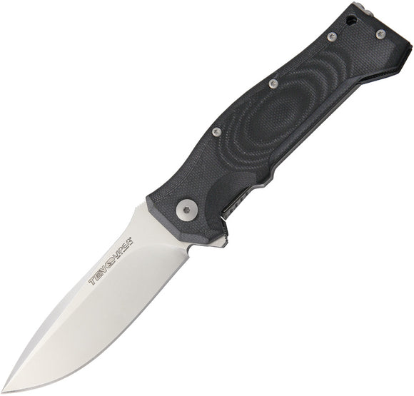 Viper TEN Black G10 Handle Framelock Bohler N690Co Drop Pt Folding Knife 5922GBR