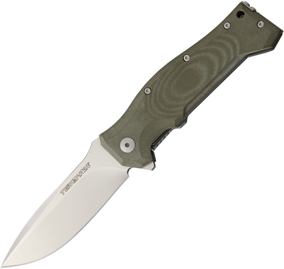 Viper TEN Green G10 Handle Framelock Bohler N690Co Folding Knife 5922GGR