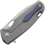 Viper Kyomi Framelock Gray Titanium Folding CPM-20CV Drop Pt Pocket Knife 5933TI