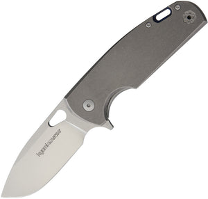 Viper Kyomi Gray Titanium Handle Framelock Satin N690Co Folding Knife 5938TI