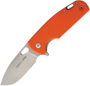 Viper Kyomi Orange G10 & Titanium Framelock Stonewash N690 Folding Knife 5940GO