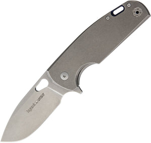 Viper Kyomi Stonewash Titanium Handle Framelock N690Co Folding Knife 5940TI