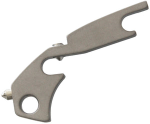 Viper Storm Linerlock Gray Anodized Titanium Backspacer Glass Breaker Part 5957  -On Sale