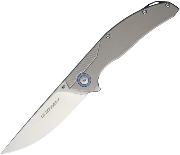Viper Orso Linerlock Titanium Handle Satin Folding Bohler M390 Knife 5966TI