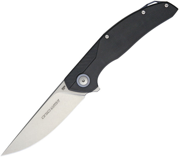 Viper Orso Linerlock G10 Black Handle Stonewash Folding Bohler M390 Knife 5968GB