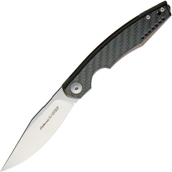 Viper Belone Carbon Fiber Bronze Linerlock Knife Bohler M390 Blade 5970BRFC