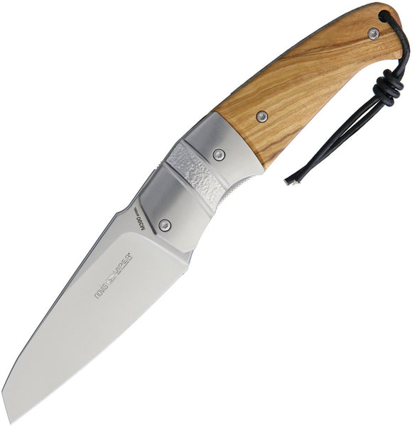 Viper Novis Linerlock Olive Wood Handle Stainless M390 Folding Knife 5974UL