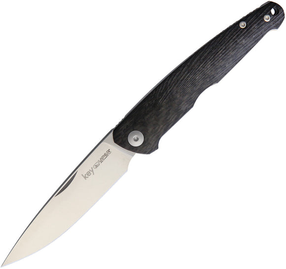 Viper Key Slip Joint Black Carbon Fiber Bohler M390 Folding Knife 5976D3FC