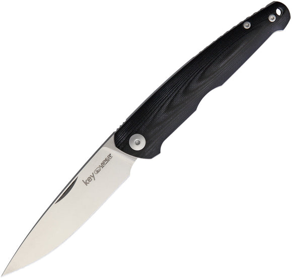 Viper Key Slip Joint Black G10 Bohler M390 Folding Knife 5976GB