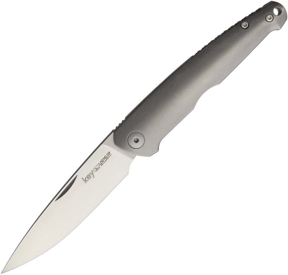 Viper Key Slip Joint Gray Titanium Bohler M390 Folding Knife 5976TI