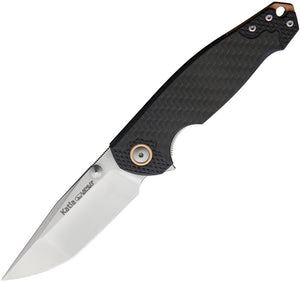 Viper Katla Linerlock Carbon Fiber M390 Folding Knife 5980fc3d  -On Sale