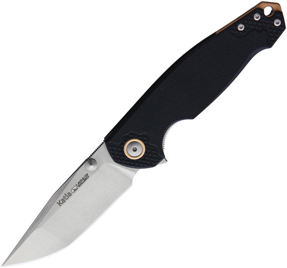 Viper Katla Linerlock Black G10 M390 Folding Knife 5982gb3d