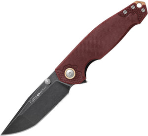 Viper Katla Linerlock Limited Edition Red G10 Folding Bohler M390 Knife 5984GR3D