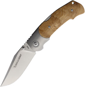 Viper TURN Lockback Wood & Titanium M390 Folding Knife 5986pl