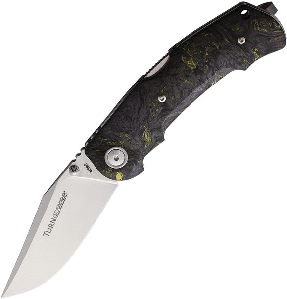 Viper Turn Folding Knife Lockback Carbon Fiber Bohler M390 Clip Pt Blade 5988FMY