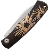 Viper Hug Folding Knife Slip Joint Bronze Designed Stainless Cleaver 5990DBRS