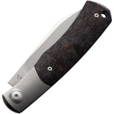 Viper Hug Red Carbon Fiber Slipjoint M390 Folding Knife 5992fcr