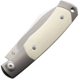 Viper Hug Ivory Titanium Slipjoint M390 Folding Knife 5994gi