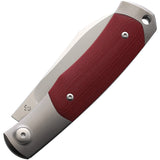 Viper Hug Red Titanium Slipjoint M390 Folding Knife 5994gr