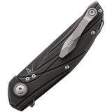 Viper Orso2 Folding Knife Framelock Titanium Blk Stainless Clip Pt Blade 5997TI