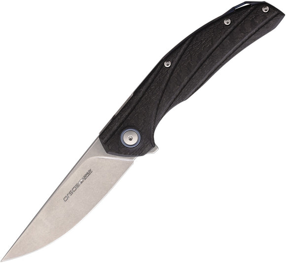 Viper Orso2 Folding Knife Framelock Carbon Fiber Stainless Clip Pt Blade 5998FC