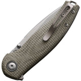 Viper Vale Linerlock Green Micarta Folding CPM-MagnaCut Pocket Knife 6006CV