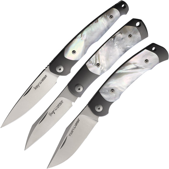 Viper 3pc Slip Joint 2022 Collection Mother of Pearl Folding Knife Set COL2022M