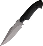 Valhalla Combat Tactical Tyr Verdanadi Micarta 1095HC Fixed Blade Knife 002BLK