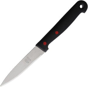 Andre Verdier DYNAMIT Paring Black ABS Stainless Fixed Blade Knife 140BNRR