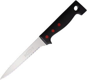 Andre Verdier DYNAMIT Boning Black ABS Stainless Fixed Blade Knife D4NRR