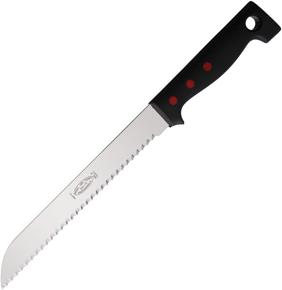 Andre Verdier DYNAMIT Bread Black ABS Stainless Fixed Blade Knife P7NRR