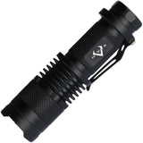 V NIVES Nite-Life 3v Black Aluminum Water & Impact Resistant Flashlight 03084