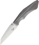 V NIVES Sportster Gray Titanium Folding 154CM Wharncliffe Pocket Knife