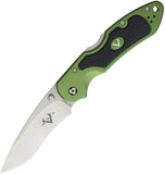 V NIVES Griptide Green Aluminum Folding 8Cr13MoV Lockback Pocket Knife