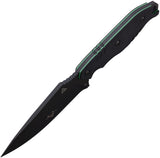 V NIVES Trailblazer Black G10 D2 Steel Fixed Blade Knife w/ Sheath VFB25GPBBK