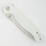 Vosteed Labrador Linerlock White G10 Folding Satin 154CM Pocket Knife 015