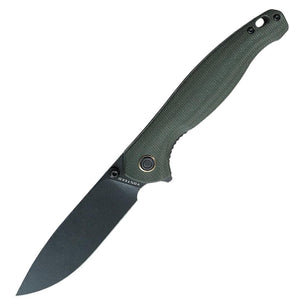Vosteed Labrador Linerlock Green Micarta Folding Stonewash 154CM Knife 016