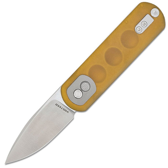 Vosteed Corgi Pup Trek Lock PEI Ultem Folding S35VN Drop Pt Pocket Knife A0723