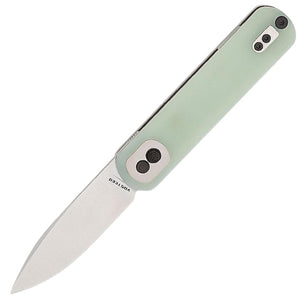 Vosteed Corgi Trek Lock Jade G10 Folding 14C28N Drop Pt Pocket Knife CGS02