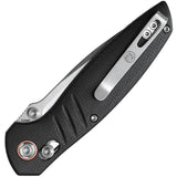 Vosteed Corsair Crossbar Lock Black Micarta Folding Nitro-V Pocket Knife CSNWMK