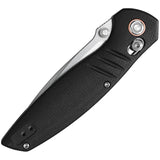 Vosteed Corsair Crossbar Lock Black Micarta Folding Nitro-V Pocket Knife CSNWMK