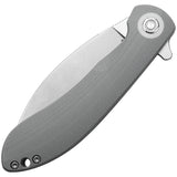 Vosteed Nightshade LT Linerlock Gray G10 Folding Nitro-V Pocket Knife NSNWGH