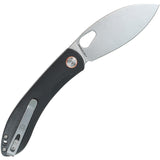 Vosteed Nightshade TH Linerlock Black Micarta Folding SW Nitro-V Knife NSTHNWMK