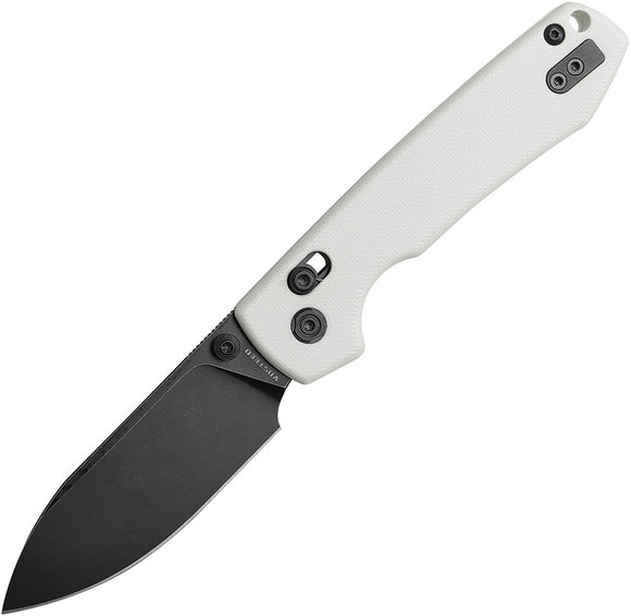 Vosteed Raccoon Crossbar Lock White G10 Folding 14C28N Pocket Knife RCCBVPGW