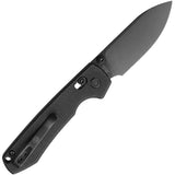 Vosteed Raccoon Crossbar Lock Black Micarta Folding 14C28N Knife RCCBVPMH